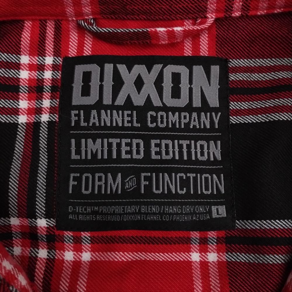 NEW Dixxon Snap On Limited Edition Flannel Form And Function